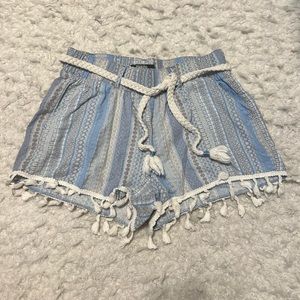 Blue Bohemian Shorts